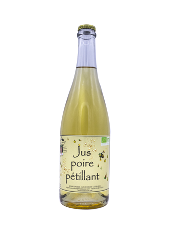 Jus de poire pétillant BIO 75cl